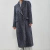 Brushed Alpaca Wool Coat With Chevron Design>Peserico Best