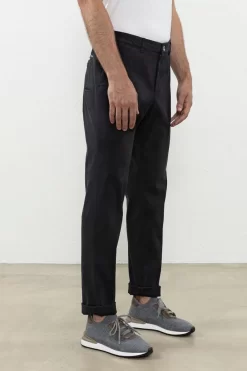 Garment-Dyed Cotton Chino Trousers>Peserico Sale